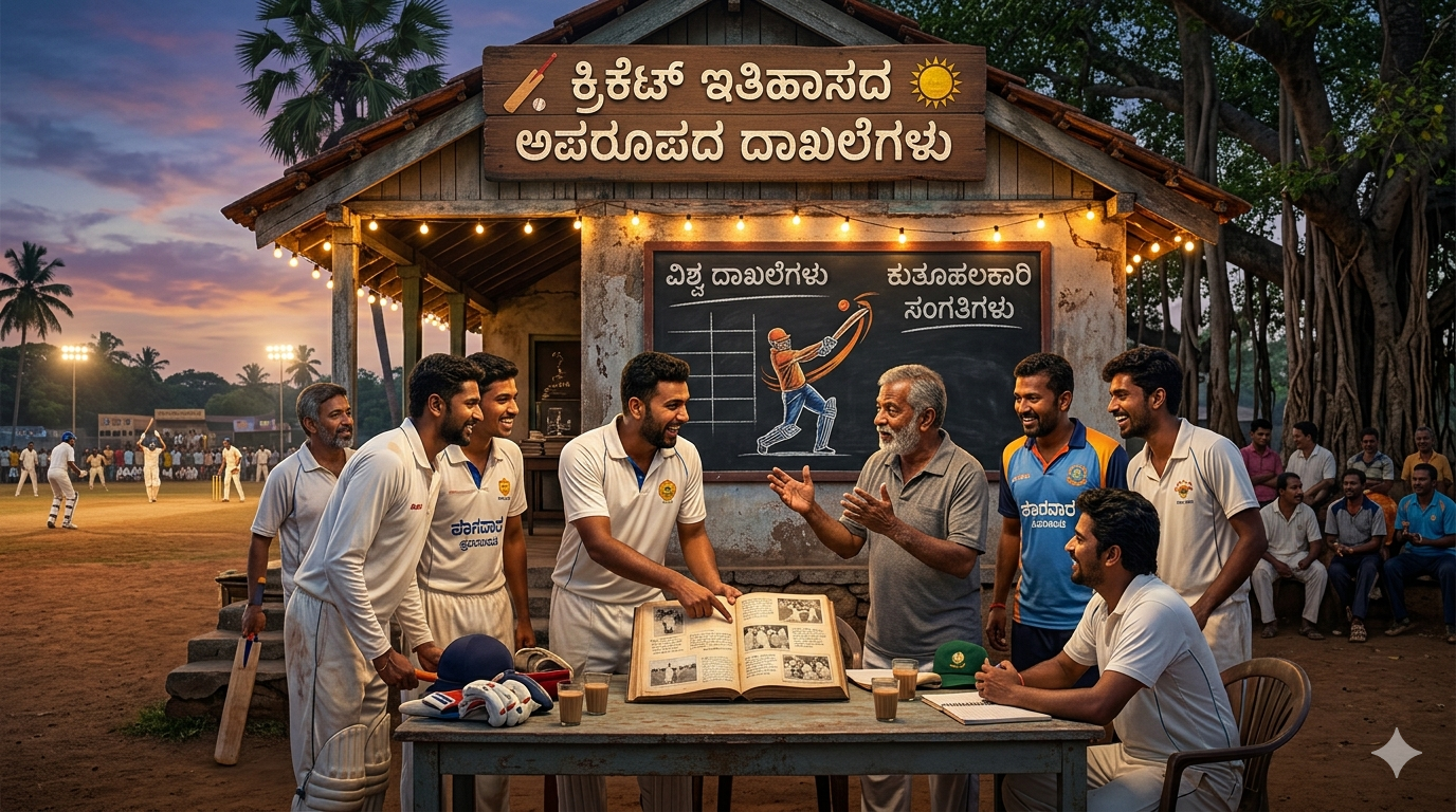 Rare Records in Cricket History