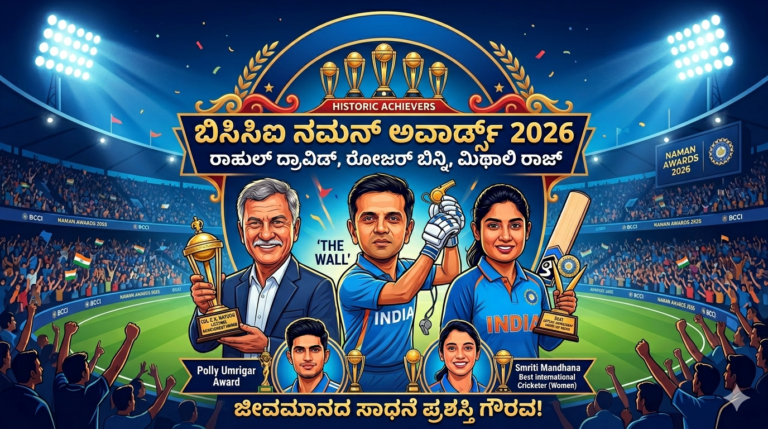 BCCI Naman Awards 2026